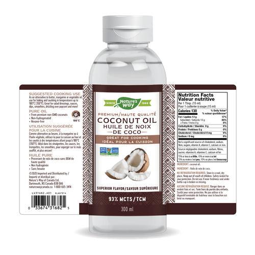Nature's Way Liquid Coconut Oil 300mL - Five Natural