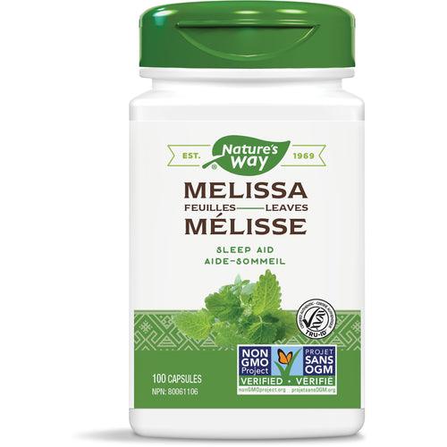 Nature's Way Melissa Leaves 100 Veg Capsules - Five Natural