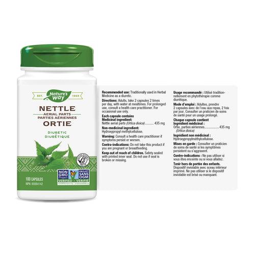 Nature's Way Nettle Herb 100 Veg Capsules - Five Natural