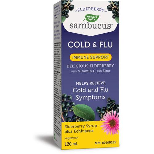 Nature's Way Sambucus Immune Cold & Flu Syrup 120mL - Five Natural
