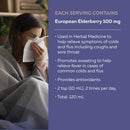 Nature's Way Sambucus Original Elderberry Cold & Flu Syrup 120mL - Five Natural