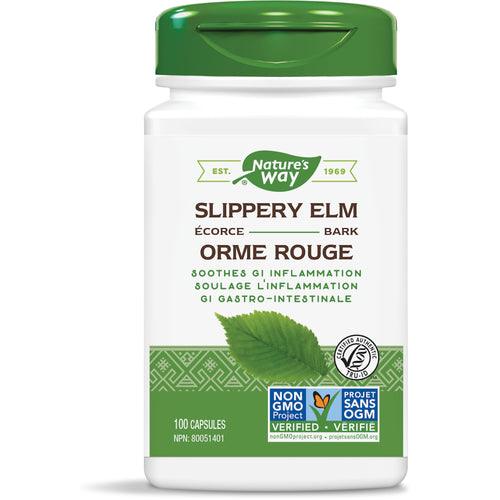 Nature's Way Slippery Elm Bark 100 Veg Capsules - Five Natural