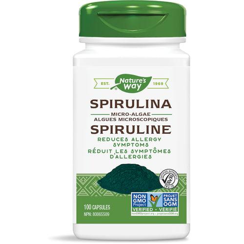 Nature's Way Spirulina 100 Capsules - Five Natural