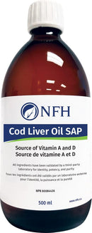 NFH Cod Liver Oil SAP 500mL - Five Natural