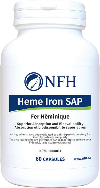 NFH Heme Iron SAP 60 Capsules - Five Natural
