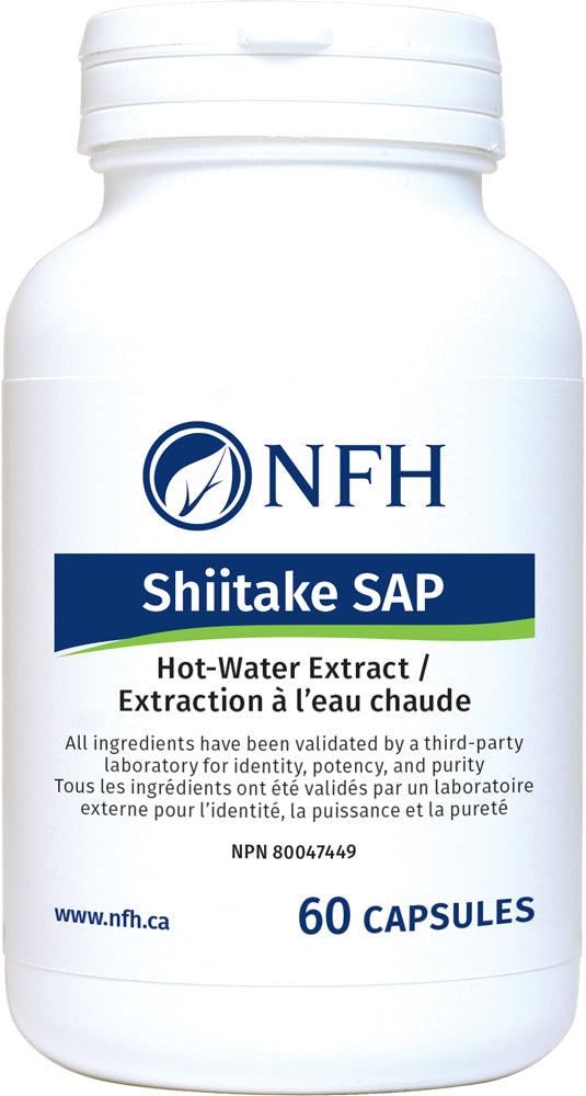 NFH Shiitake SAP 60 Capsules - Five Natural