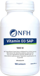 NFH Vitamin D3 SAP 180 Capsules - Five Natural