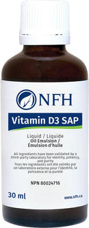 NFH Vitamin D3 SAP 30ml - Five Natural
