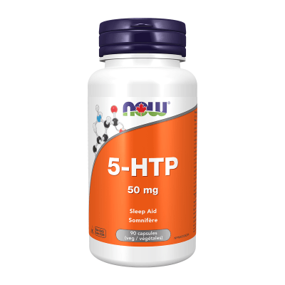 NOW 5-HTP 50mg 90 Veg Capsules - Five Natural