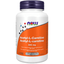 NOW Acetyl L-Carnitine 500mg 100 Veg Capsules - Five Natural