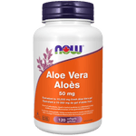 NOW Aloe Vera Concentrate 50mg 120 Softgels - Five Natural