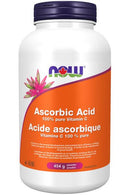 NOW Ascorbic Acid (100% Pure Vitamin C) Powder 454g - Five Natural