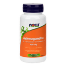 NOW Ashwagandha Extract 400mg 90 Veg Capsules - Five Natural