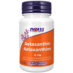 NOW Astaxanthin 4 mg 60 Veg softgels - Five Natural