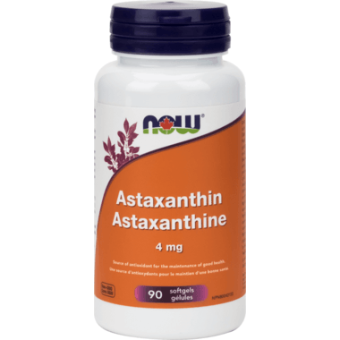 NOW Astaxanthin 4 mg 90 Softgels - Five Natural