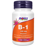 NOW B-1 100mg 100 Tablets - Five Natural