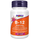NOW B-12 5000mcg + Folic Acid 60 Lozenges - Five Natural