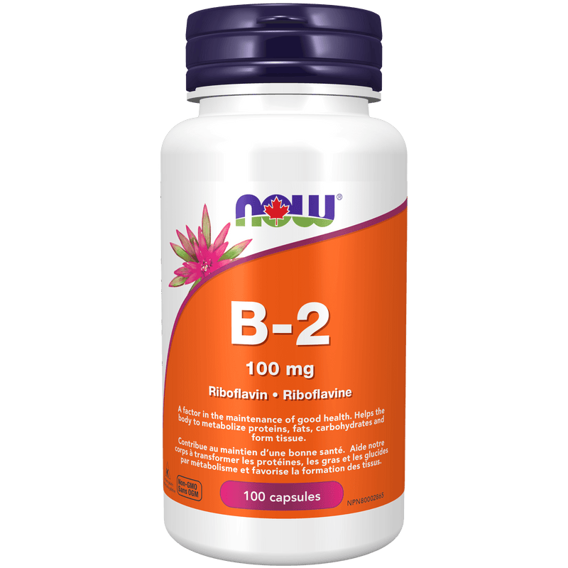 NOW B-2 100mg 100 Capsules - Five Natural