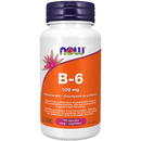 NOW B-6 100mg 100 Capsules - Five Natural