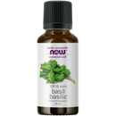 NOW Basil Oil (Ocimum basilicum)30mL - Five Natural