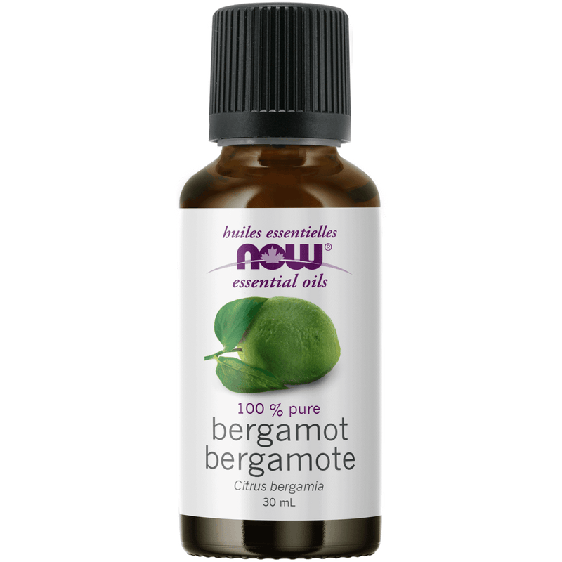 NOW Bergamot Oil (Citrus bergamia)30mL - Five Natural