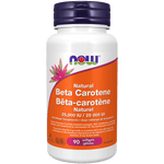 NOW Beta Carotene 25,000 IU 90 Softgels - Five Natural