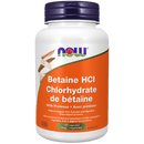 NOW Betaine HCL 648mg with protease 120 Veg Capsules - Five Natural