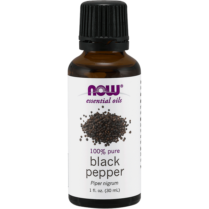 NOW Black Pepper Oil (Piper nigrum)30mL - Five Natural