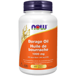 NOW Borage Oil 1000mg (240mg GLA) 60 Softgels - Five Natural