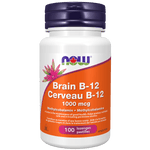 NOW Brain B-12 Methylcobolamin 1000mcg 100 Lozenges - Five Natural