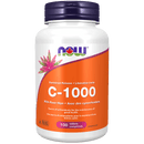 NOW C-1,000 Sustained Release (citrus free) 100 Tablets - Five Natural