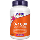 NOW C-1000 with 100mg Bioflavonoids 100 Veg Capsules - Five Natural