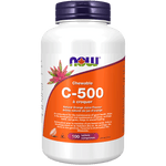NOW C-500 Orange Chewable 100 Tablets - Five Natural