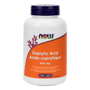 NOW Caprylic Acid 600mg 100 Softgels - Five Natural