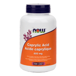 NOW Caprylic Acid 600mg 100 Softgels - Five Natural