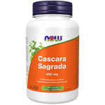 NOW Cascara Sagrada 450mg 100 Veg Capsules - Five Natural