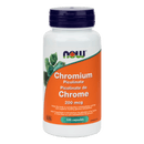 NOW Chromium Picolinate 200mcg 100 Veg Capsules - Five Natural