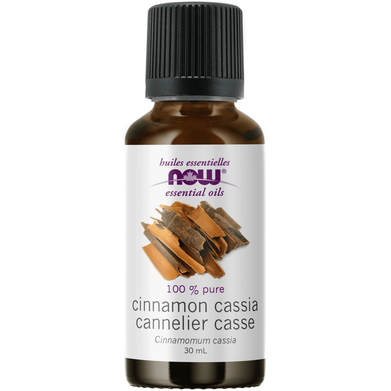 NOW Cinnamon Cassia Oil (Cinnamomum cassia)30mL - Five Natural