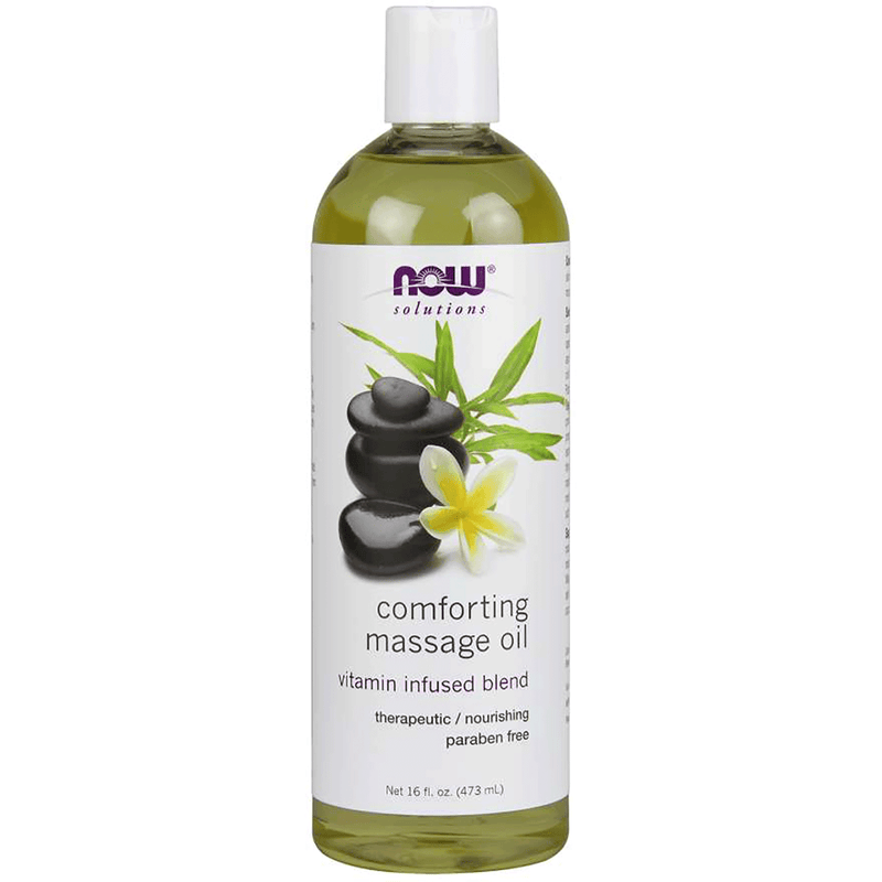 NOW Comforting Massage Oil 473mL - Five Natural