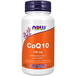 NOW CoQ10 100mg with Hawthorn 90 Veg Capsules - Five Natural