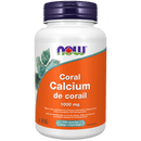 NOW Coral Calcium 1000mg 100 Veg Capsules - Five Natural