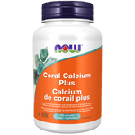 NOW Coral Calcium Plus 100 Veg Capsules - Five Natural