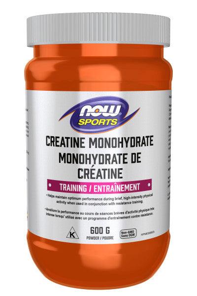 NOW Creatine Monohydrate Pure Powder 600g - Five Natural