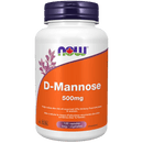 NOW D-Mannose 500mg 120 Veg Capsules - Five Natural