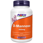 NOW D-Mannose 500mg 120 Veg Capsules - Five Natural
