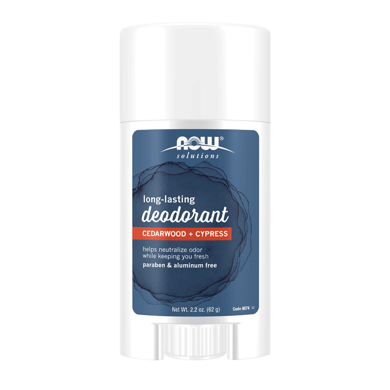 NOW Deodorant Stick Cedarwood + Cypress 62g - Five Natural
