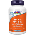 NOW DHA-500 1000mg 90 Softgels - Five Natural