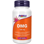 NOW DMG (Dimethylglycine) 125mg 100 Veg Capsules - Five Natural