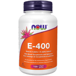 NOW E-400 Mixed Tocopherols with Selenium 100 Softgels - Five Natural