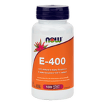 NOW E-400 IU d-Alpha Tocopheryl 100 Softgels - Five Natural